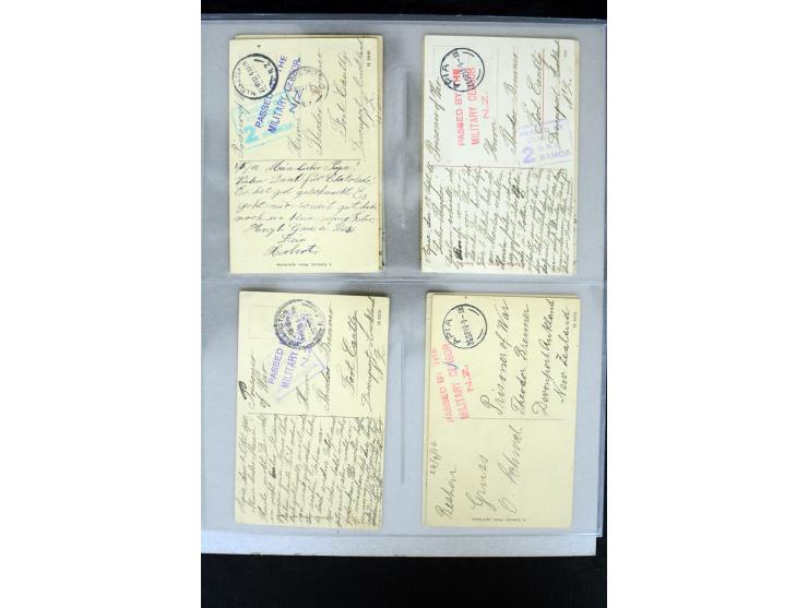 EINGEHENDE POST, DEVONPORT & ﻿MOTUIHI ﻿: Hochinteressante Korrespondenz an Theodor Brenner, insgesamt 21 Ansichtskarten an Ih