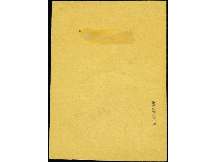 5 M. mit Abart "fetter Kontrollstrich" von Feld 12, sauber gestempelt "ST. INGBERT 16 MRZ. 20" auf Briefstück, Pracht, sign. 
