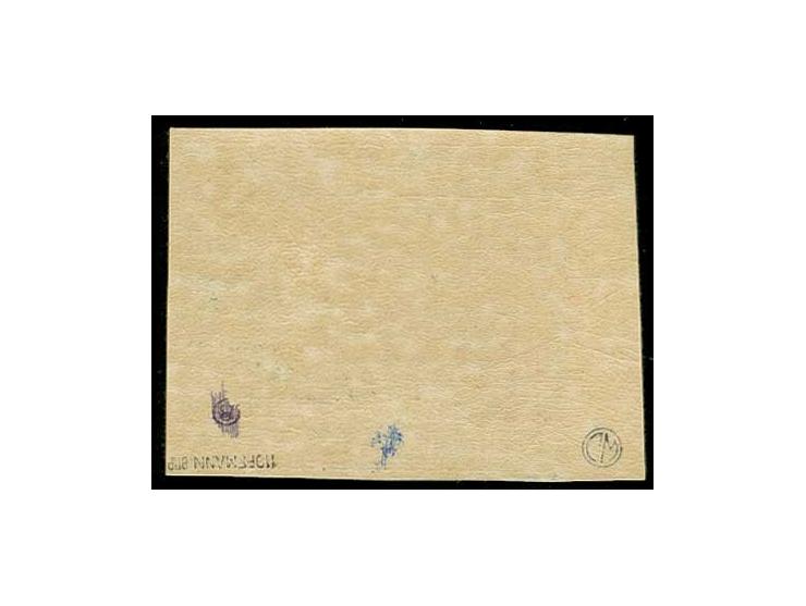 1922, 75 C., ungezähnt vom linken Rand, postfrisch, 3 private Signaturen und Fotoattest Geigle BPP (Mi. 1.200,-)
