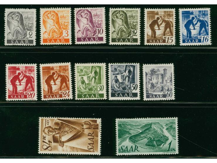 Neuauflage ohne Aufdruck: 2 Pfg.- 1SM., postfrisch, tadellos, als komplette Serie sehr selten, Fotoattest Ney
