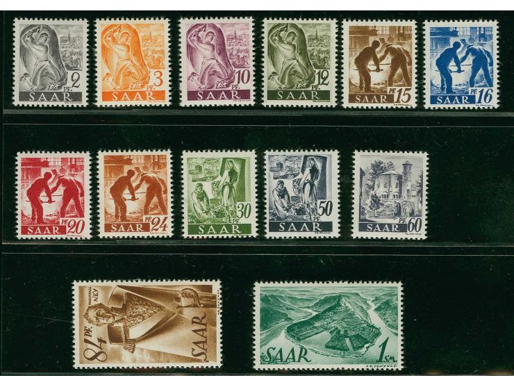 Neuauflage ohne Aufdruck: 2 Pfg.- 1SM., postfrisch, tadellos, als komplette Serie sehr selten, Fotoatteste Hoffmann BPP und N