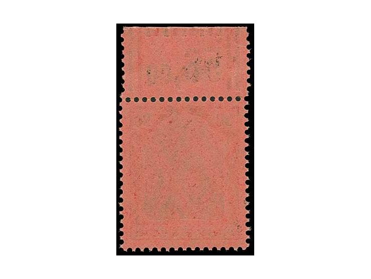 Nicht ausgegebene Werte: 80 Pfg. Oberrandstück von Feld 7, postfrisch, tadellos, sehr selten, mit Oberrand nur ganz wenige St