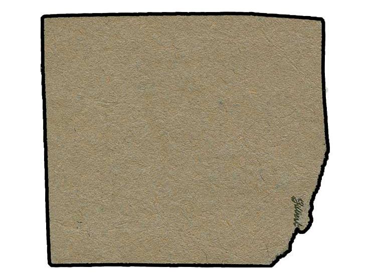 THERESIENSTADT: 1943, Zulassungsmarke mit sauberem Stempel auf Briefstück, einige minimal vekürzte Zähne, sonst tadellos, sig