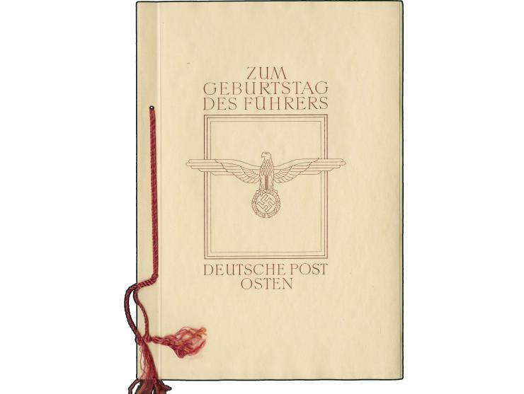 1942, komplettes Heft mit eingeklebten Mi.-Nr. 89-91, gute Erhaltung