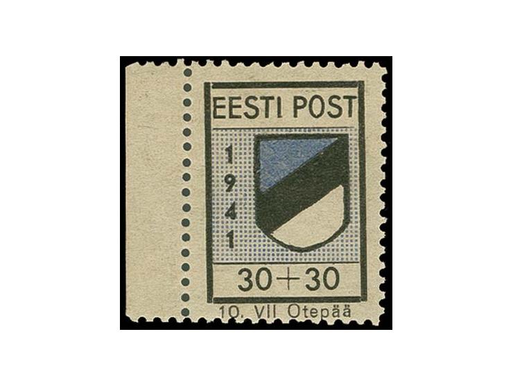  30 K., Type I, mit linkem Bogenrand, postfrisch, Kabinett