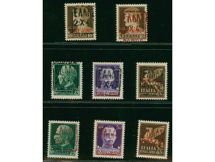 10-50 C., je mit schwarzem und rotem Aufdruck, postfrisch kpl., Altsignaturen, Fotoattest Krischke (Mi. 1.980,-)