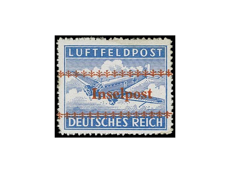 Kreta durchstochen mit Originalgummierung, sauber entfalzt, rechte untere Ecke etwas repariert, linke untere Ecke leicht eckr