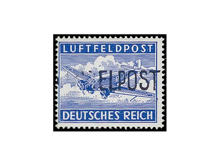 Leros gezähnt mit schwarzblauviolettem Aufdruck in Type III, postfrisch mit geringfügigen Anhaftungen, Pracht, mehrfach sign.