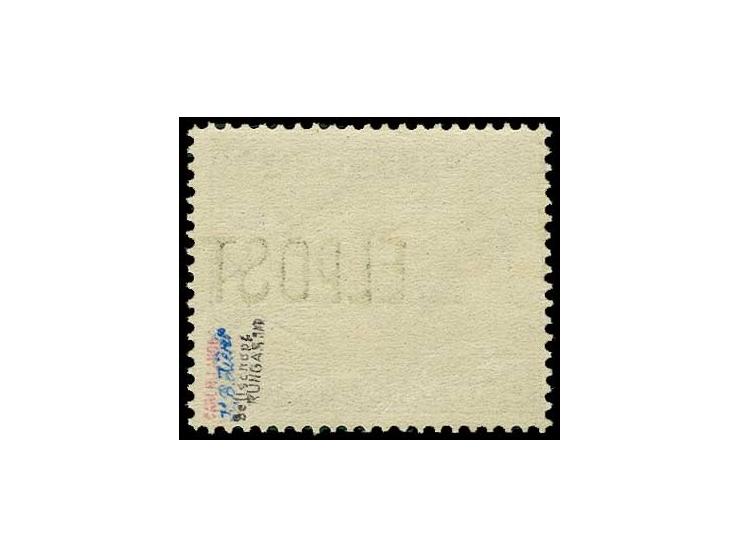 Leros gezähnt mit schwarzblauviolettem Aufdruck in Type III, postfrisch mit geringfügigen Anhaftungen, Pracht, mehrfach sign.