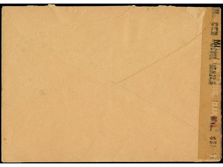 27.9, Neunkirchen (Saar) - Aschaffenburg, Vordruckbrief mit Poststempel "NEUNKIRCHEN (SAAR) 27.9.45" mit violettem Ra2 "Gebüh