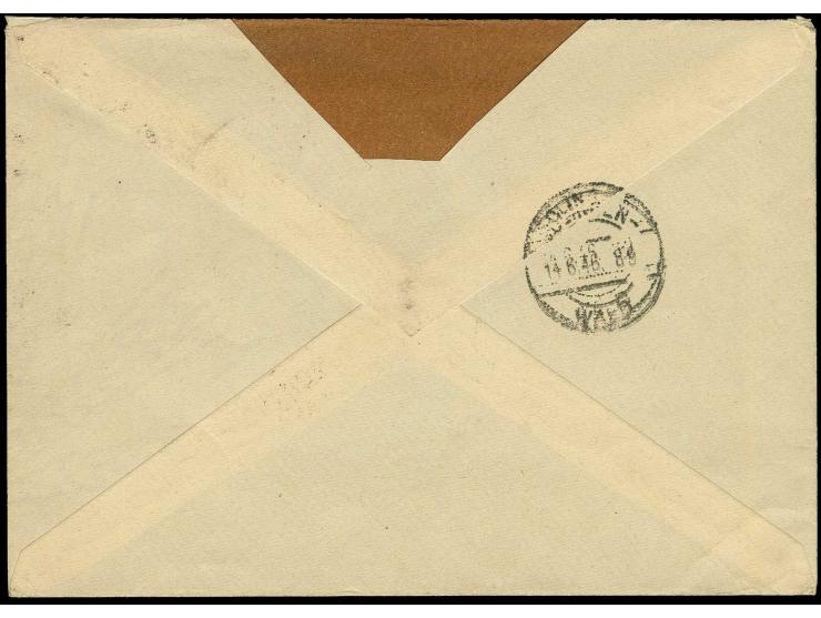 1945, Berliner Bär 10 Pfg. hellsiena und 5-8 sowie 12-30 Pfg. zickzackförmig durchstochen, sauber mit Stempel "BERLIN 11.6.46