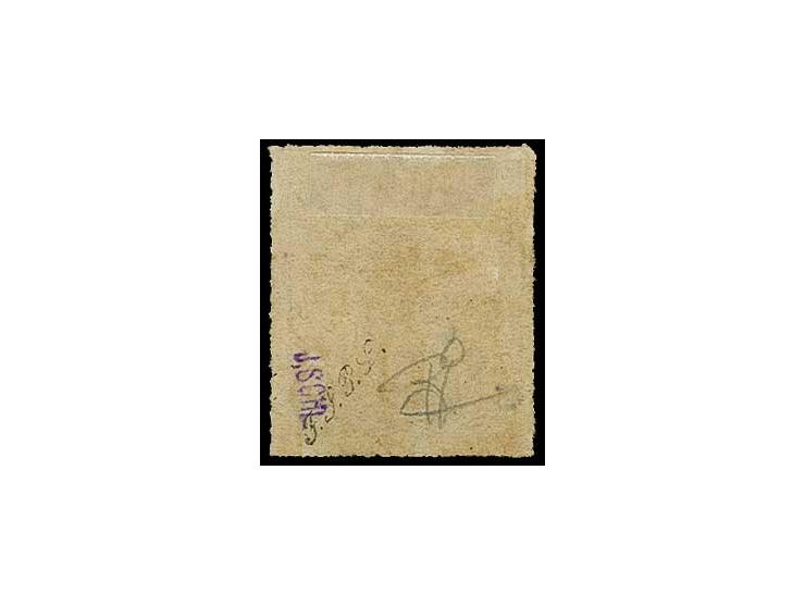 1875, narrow overprint 30 c. lilac, unused with part original gum, fine and scarce, signed Schlesinger, F.S.P.L. and Goebel (