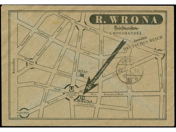 1948, Zeughausblock gezähnt mit Zufrankatur mit Stempel "BERLIN 28.7.48" als portogerechte 10fach-Frankatur auf Orts-R-Brief 