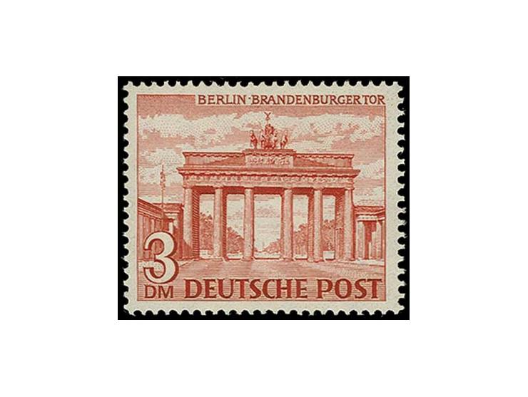 3 M. mit fallendem Wasserzeichen, postfrisch, unsigniert, Fotoattest Schlegel BPP