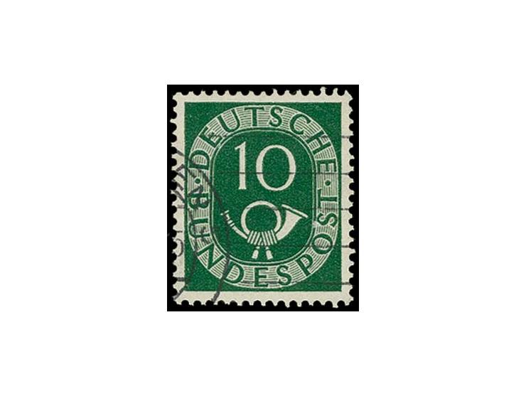 10 Pfg. mit Wasserzeichen Vb, sauber gestempelt, tadellos, Fotoattest Schlegel BPP