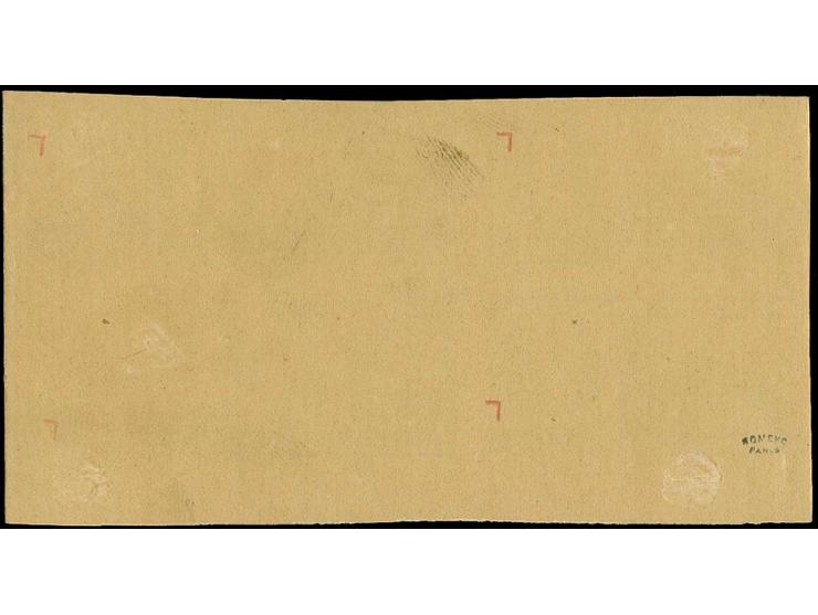 1927, Esperanto 14 kop. without wm., imperforated in block of 4 from the lower right sheet corner, unused o.g., a fine and ra