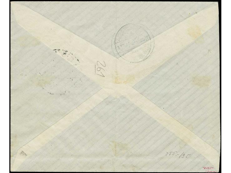 1 pia. without Angora overprint used on cover from Constantinople to Couroutchechme with arrival mark