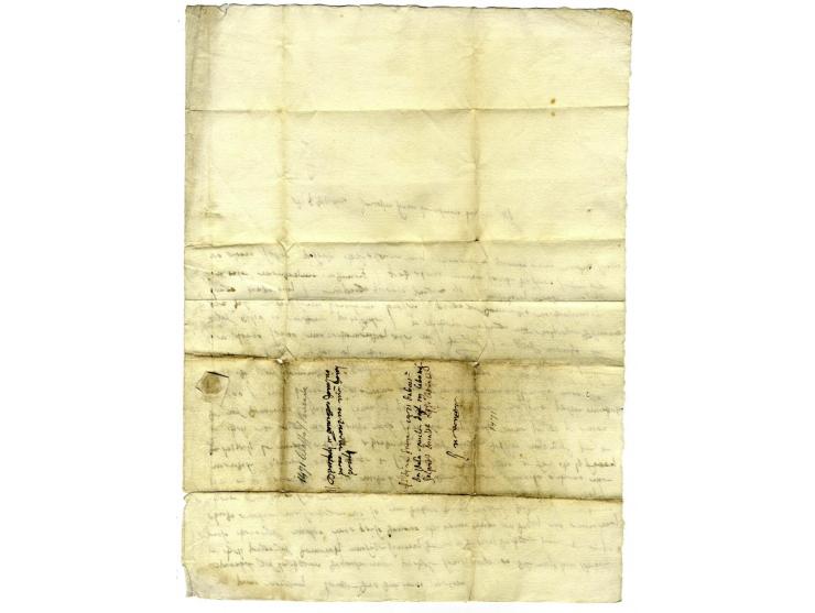 SYRIA: 1471, entire merchand's letter from Aleppo to Venice