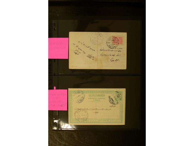 ISTANBUL: 1860/1918 (ca.), very interesting group of 39 letters and cards incl. rare cancellation as "AYIA", "TRIADA CADIKEUY