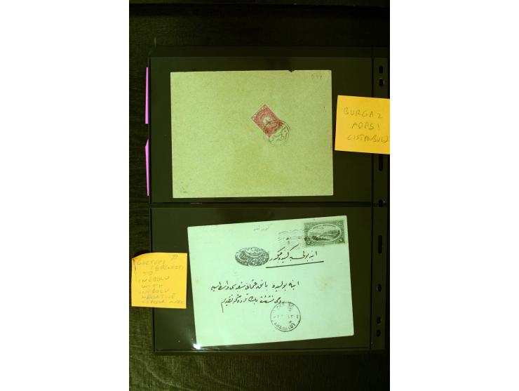 ISTANBUL: 1860/1918 (ca.), very interesting group of 39 letters and cards incl. rare cancellation as "AYIA", "TRIADA CADIKEUY