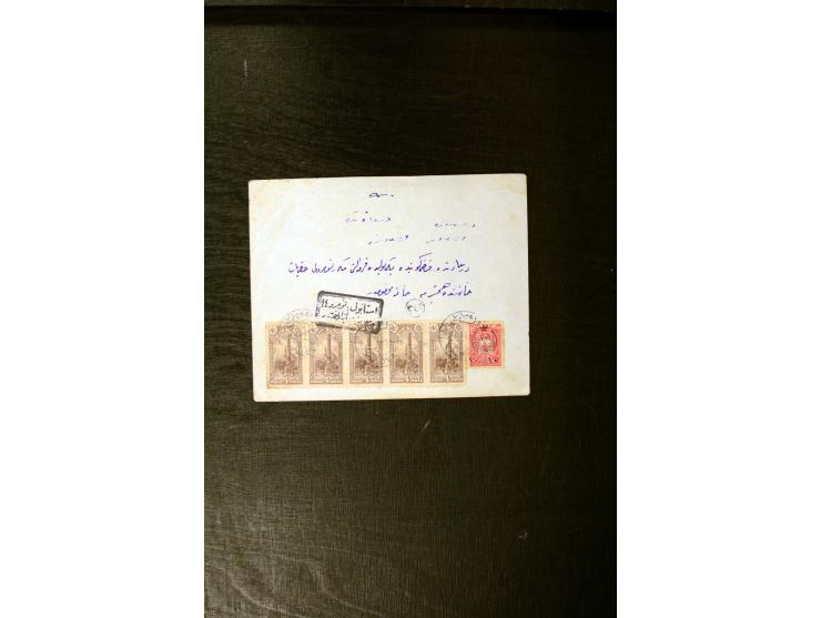 ISTANBUL: 1860/1918 (ca.), very interesting group of 39 letters and cards incl. rare cancellation as "AYIA", "TRIADA CADIKEUY