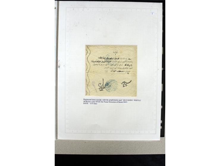 1840/62 (about), 17 pre-philatelic covers and letters and one registered letter receipt with negative seal cancellations, inc