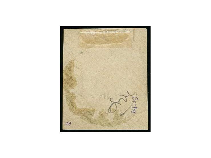 25 Pfg. orangebraun, farbfrisch und tadellos gezähnt mit sauber aufgesetztem "KAMERUN 17 2 90" auf Briefstück; ein seltener V