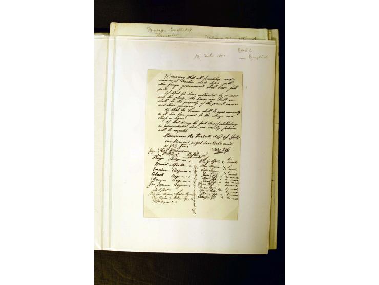1889/1900, interessante Sammlung mit zwei losen Marken, 32 Briefstücken und 21 Briefen und Ganzsachenkarten, dabei u.a.Mi.-Nr