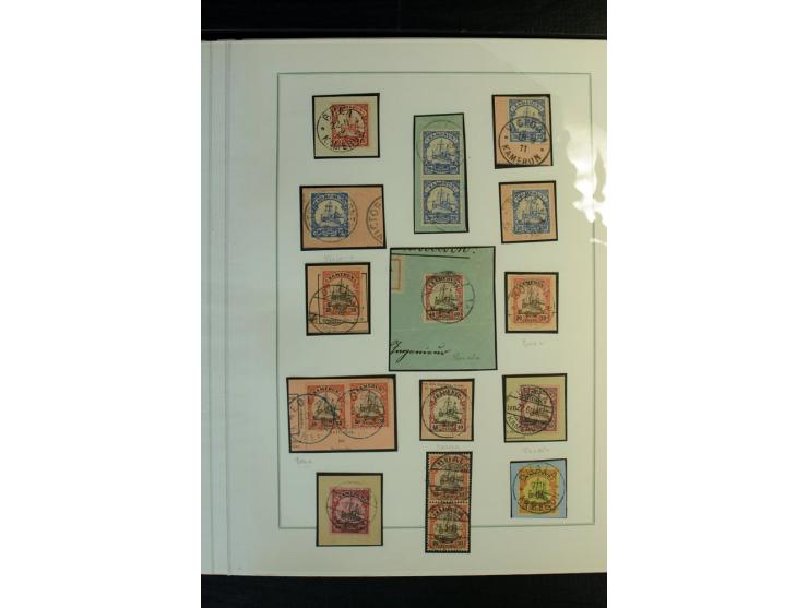 1897/1919, meist ungebrauchte/postfrische und zusätzlich gestempelte Sammlungen mit einigen besseren Marken, Viererblocks, Ma