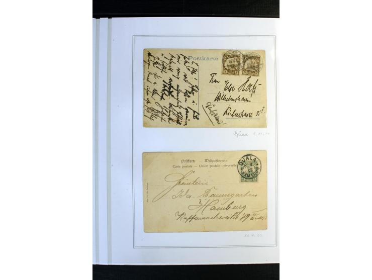 1897/1919, meist ungebrauchte/postfrische und zusätzlich gestempelte Sammlungen mit einigen besseren Marken, Viererblocks, Ma