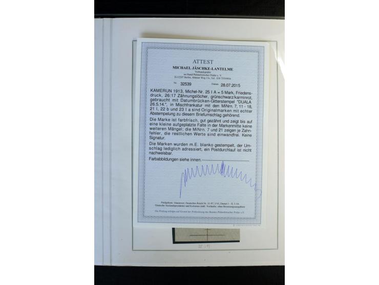 1897/1919, meist ungebrauchte/postfrische und zusätzlich gestempelte Sammlungen mit einigen besseren Marken, Viererblocks, Ma