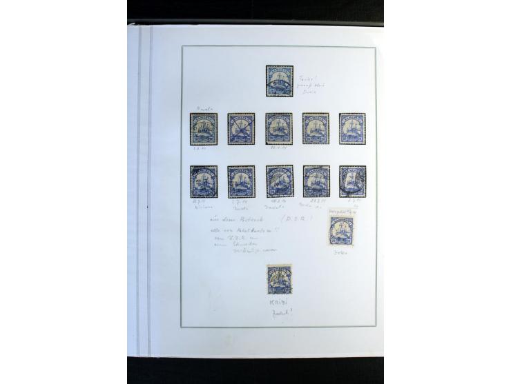 1897/1919, meist ungebrauchte/postfrische und zusätzlich gestempelte Sammlungen mit einigen besseren Marken, Viererblocks, Ma