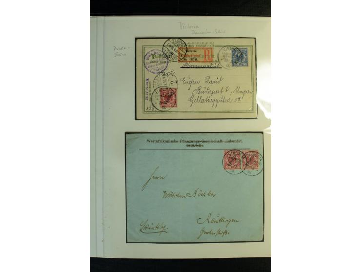 1897/1919, meist ungebrauchte/postfrische und zusätzlich gestempelte Sammlungen mit einigen besseren Marken, Viererblocks, Ma