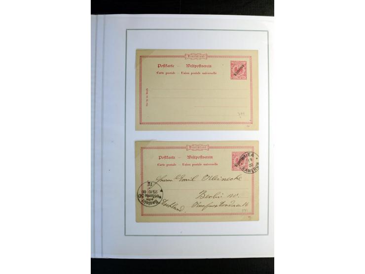 1897/1919, Sammlung mit über 50 ungebrauchten und gebrauchten Karten, dabei bedarfsgebrauchte Karten, P 11 mit Aufdruck "Spec