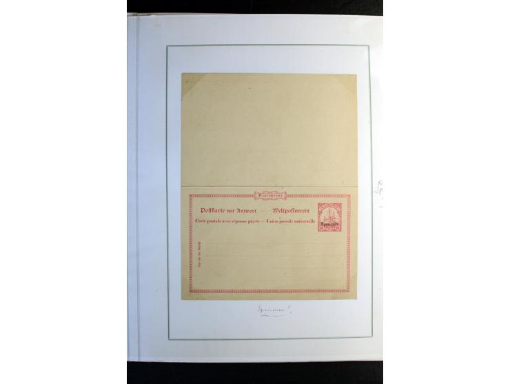 1897/1919, Sammlung mit über 50 ungebrauchten und gebrauchten Karten, dabei bedarfsgebrauchte Karten, P 11 mit Aufdruck "Spec