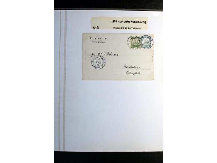 1897/1919, Sammlung mit über 50 ungebrauchten und gebrauchten Karten, dabei bedarfsgebrauchte Karten, P 11 mit Aufdruck "Spec