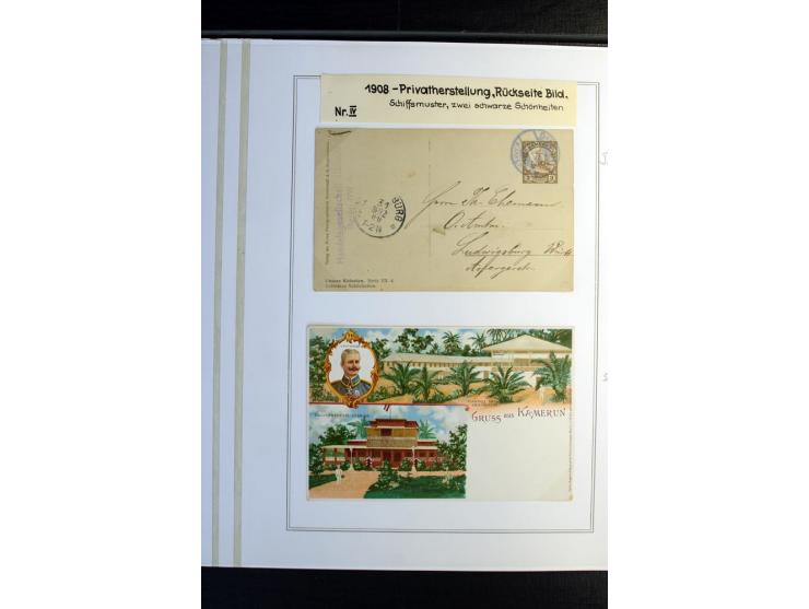 1897/1919, Sammlung mit über 50 ungebrauchten und gebrauchten Karten, dabei bedarfsgebrauchte Karten, P 11 mit Aufdruck "Spec