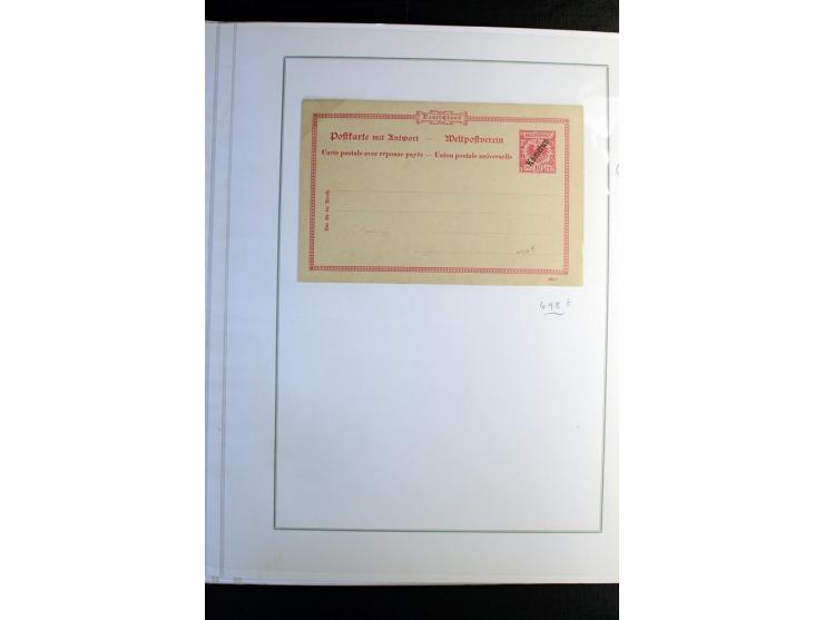 1897/1919, Sammlung mit über 50 ungebrauchten und gebrauchten Karten, dabei bedarfsgebrauchte Karten, P 11 mit Aufdruck "Spec