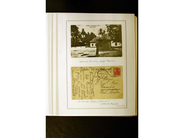 1890/1914, umfangreiche Stempel-Sammlung von Abang-Mbang bis Viktoria auf losen Marken, schönen Briefstücken und einigen Brie