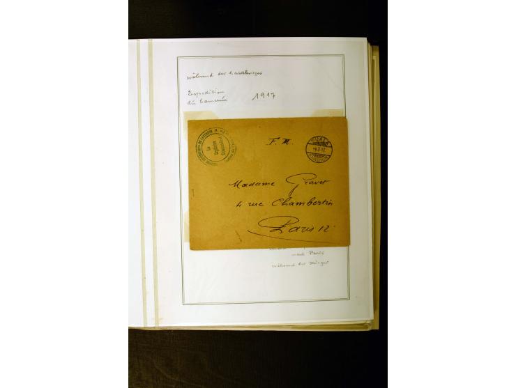 1890/1914, umfangreiche Stempel-Sammlung von Abang-Mbang bis Viktoria auf losen Marken, schönen Briefstücken und einigen Brie