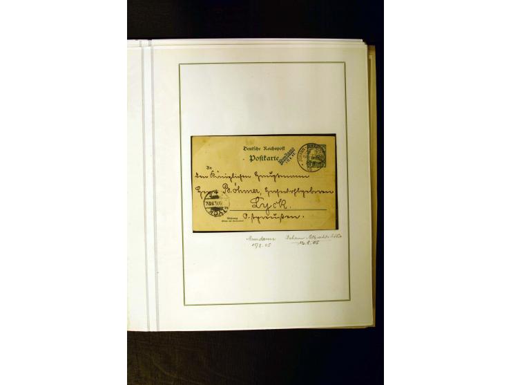 1890/1914, umfangreiche Stempel-Sammlung von Abang-Mbang bis Viktoria auf losen Marken, schönen Briefstücken und einigen Brie