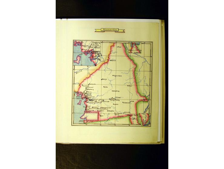 1890/1914, umfangreiche Stempel-Sammlung von Abang-Mbang bis Viktoria auf losen Marken, schönen Briefstücken und einigen Brie