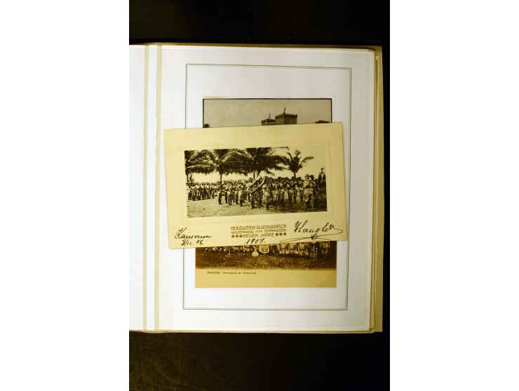1890/1914, umfangreiche Stempel-Sammlung von Abang-Mbang bis Viktoria auf losen Marken, schönen Briefstücken und einigen Brie