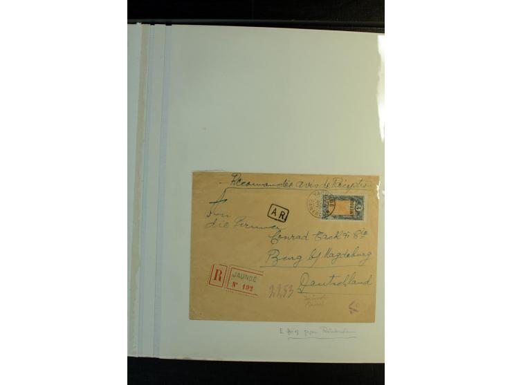 1915/1919, meist ungebrauchte und gestempelte Sammlung inkl. einiger Doubletten, schönen Briefstücken und 10 Briefen und Ganz