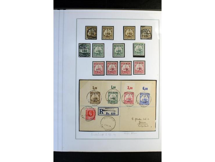 1915/1919, meist ungebrauchte und gestempelte Sammlung inkl. einiger Doubletten, schönen Briefstücken und 10 Briefen und Ganz