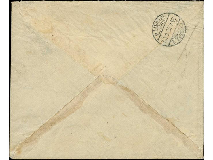 "STATION MISAHÖHE 4.3.95", klar auf Brief mit hds. Aufgabeortsangabe "Sansanne Mangu Sudan" und Absendervermerk vom Leiter de