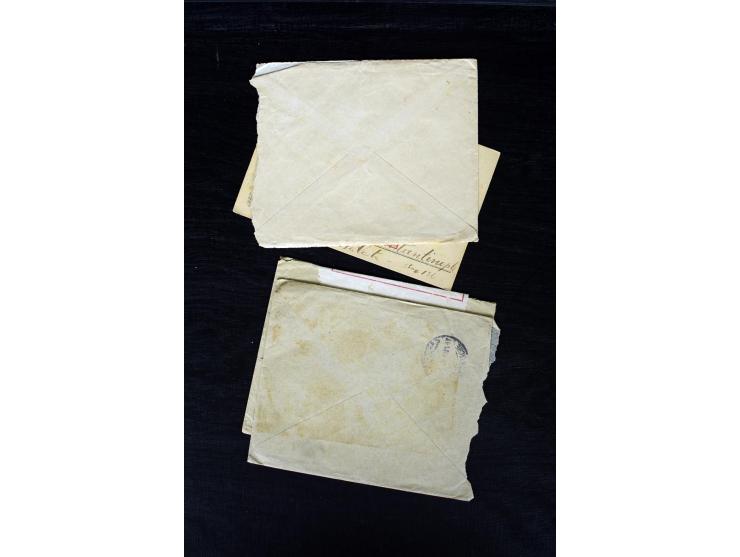 1912/22, 15 cards and covers incl. several interesting items, censors, German and Austrian military mail etc.