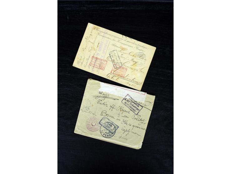 1912/22, 15 cards and covers incl. several interesting items, censors, German and Austrian military mail etc.