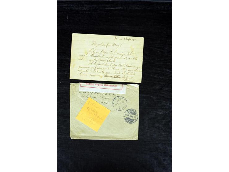 1912/22, 15 cards and covers incl. several interesting items, censors, German and Austrian military mail etc.
