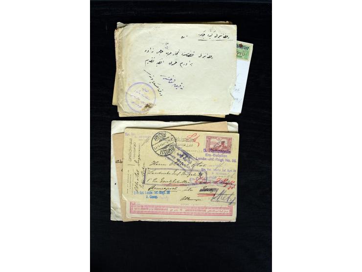 1912/22, 15 cards and covers incl. several interesting items, censors, German and Austrian military mail etc.